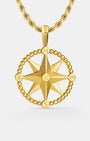 North Star Compass Gold Pendant Back