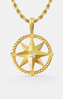 North Star Compass Gold Pendant