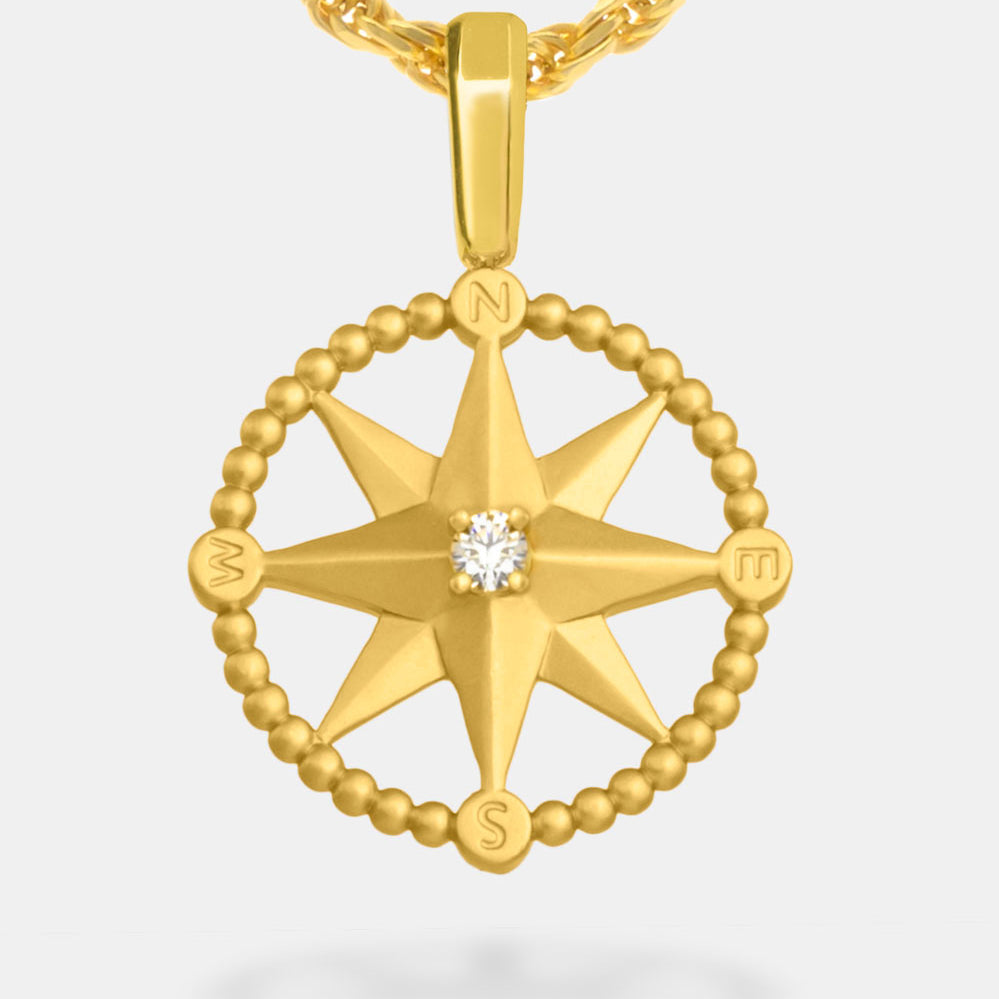 North Star Compass Gold