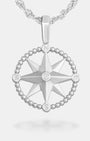 North Star Compass Silver Back