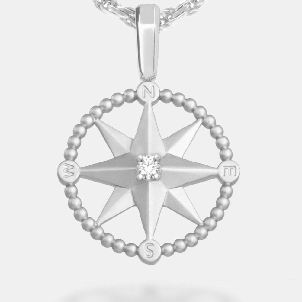 North Star Compass Silver