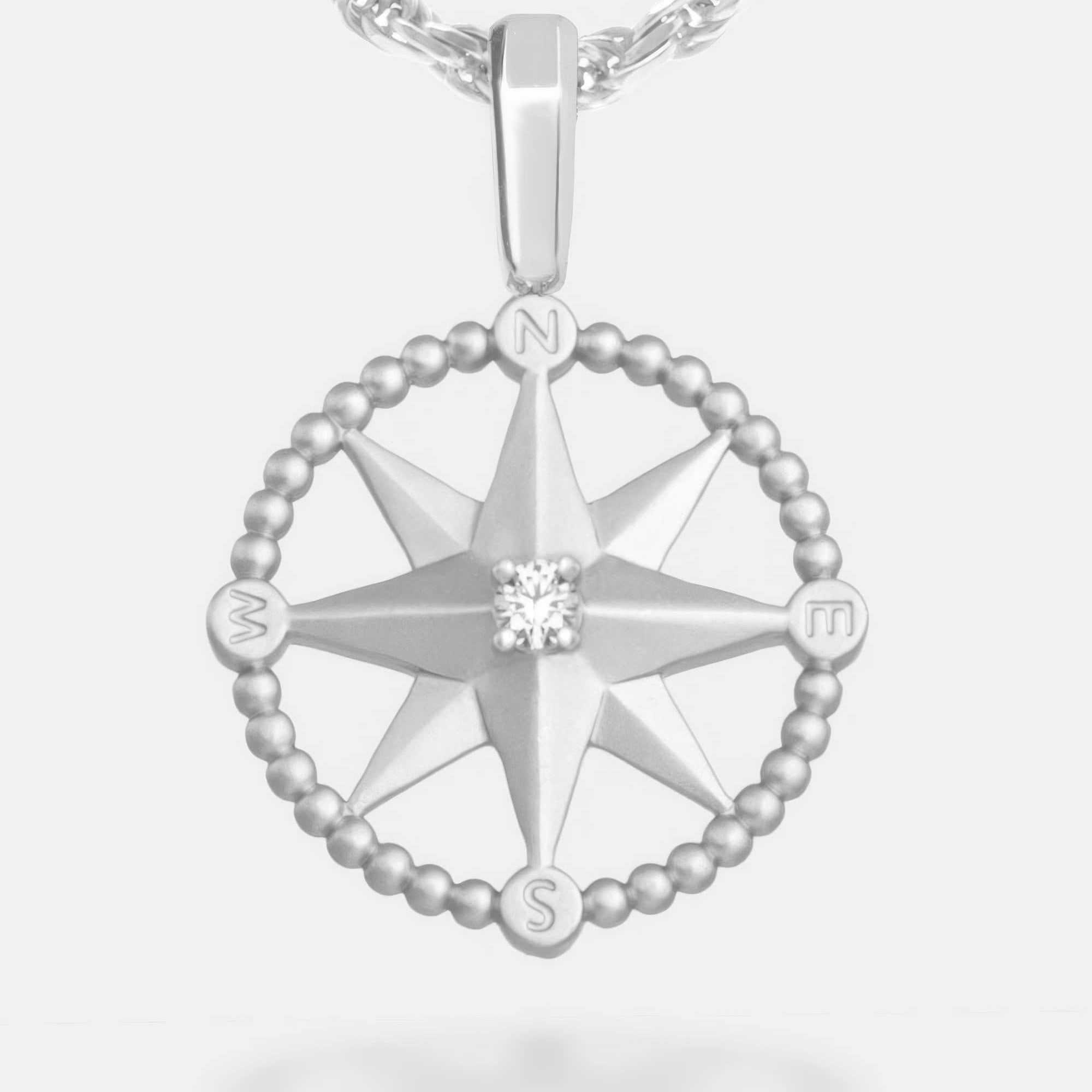 North Star Compass Silver