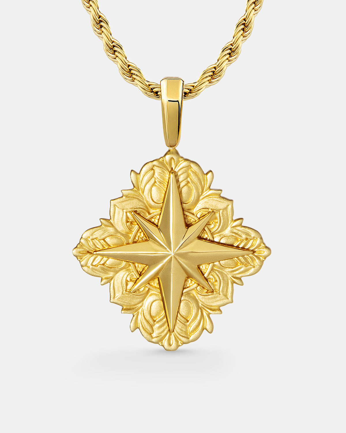 North Star Wonder Back Gold Pendant