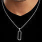 Onyx Bevel Long Tag Silver Model