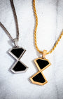 Onyx Reflect Tag Pendant