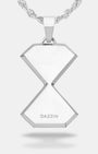 Onyx Reflect Tag Silver Back