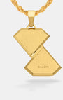 Onyx Shift Tag Gold Back