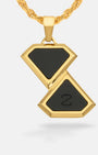 Onyx Shift Tag Gold