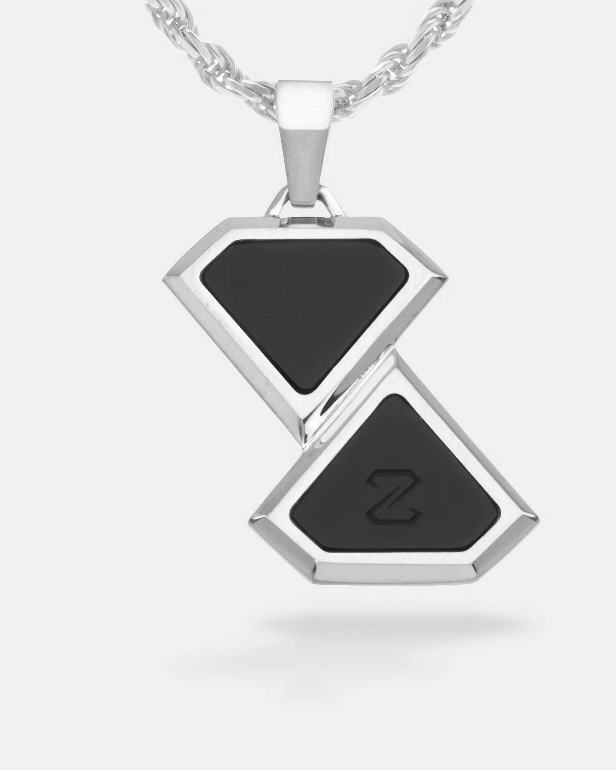 Onyx Shift Tag Silver