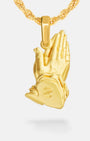 Pray Hands Gold Back