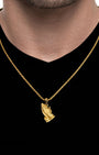 Pray Hands Gold Model
