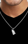 Pray Hands Silver Model