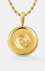 Providance Circle Gold Eye Pendant