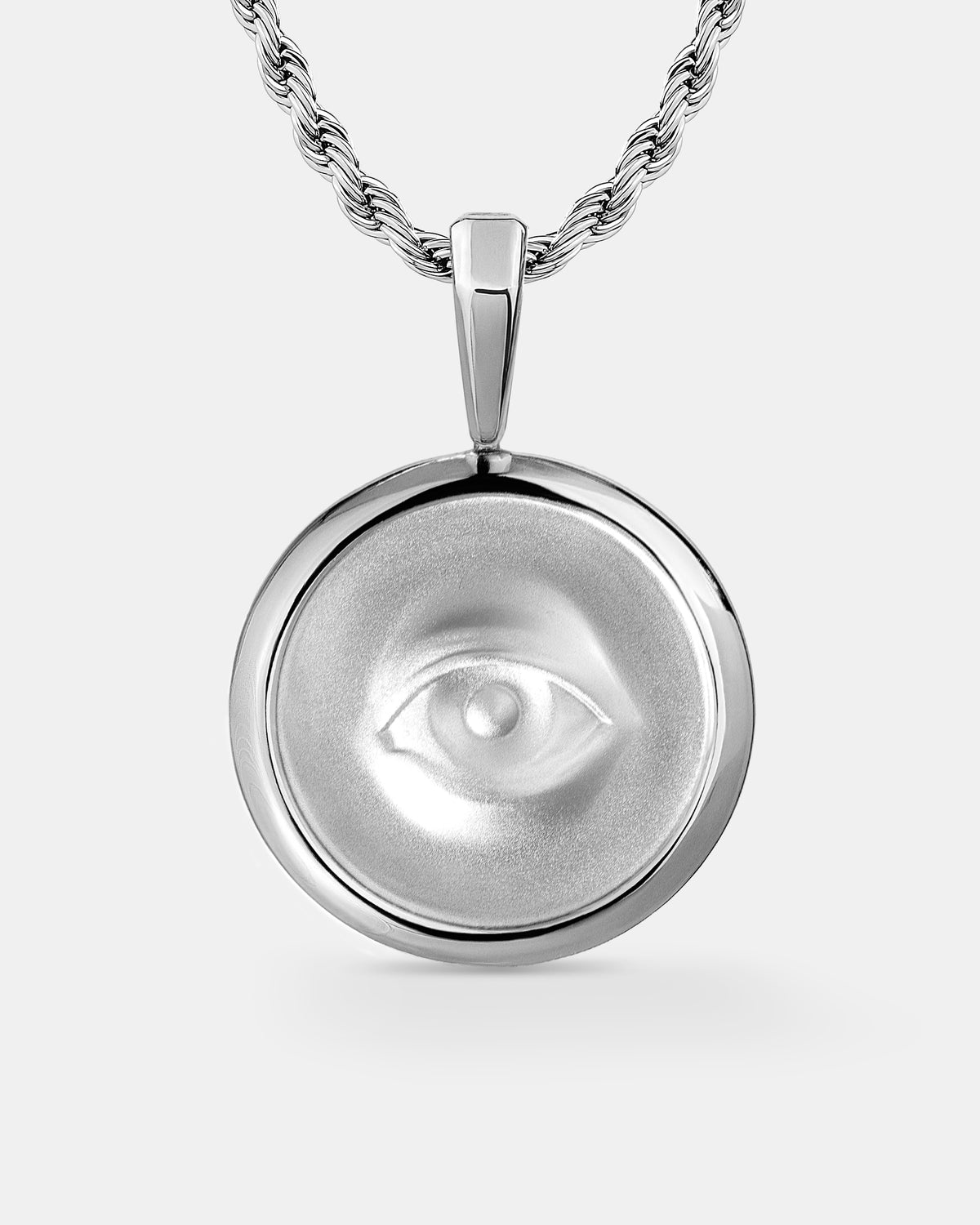 Providance Circle Gold Eye Pendant