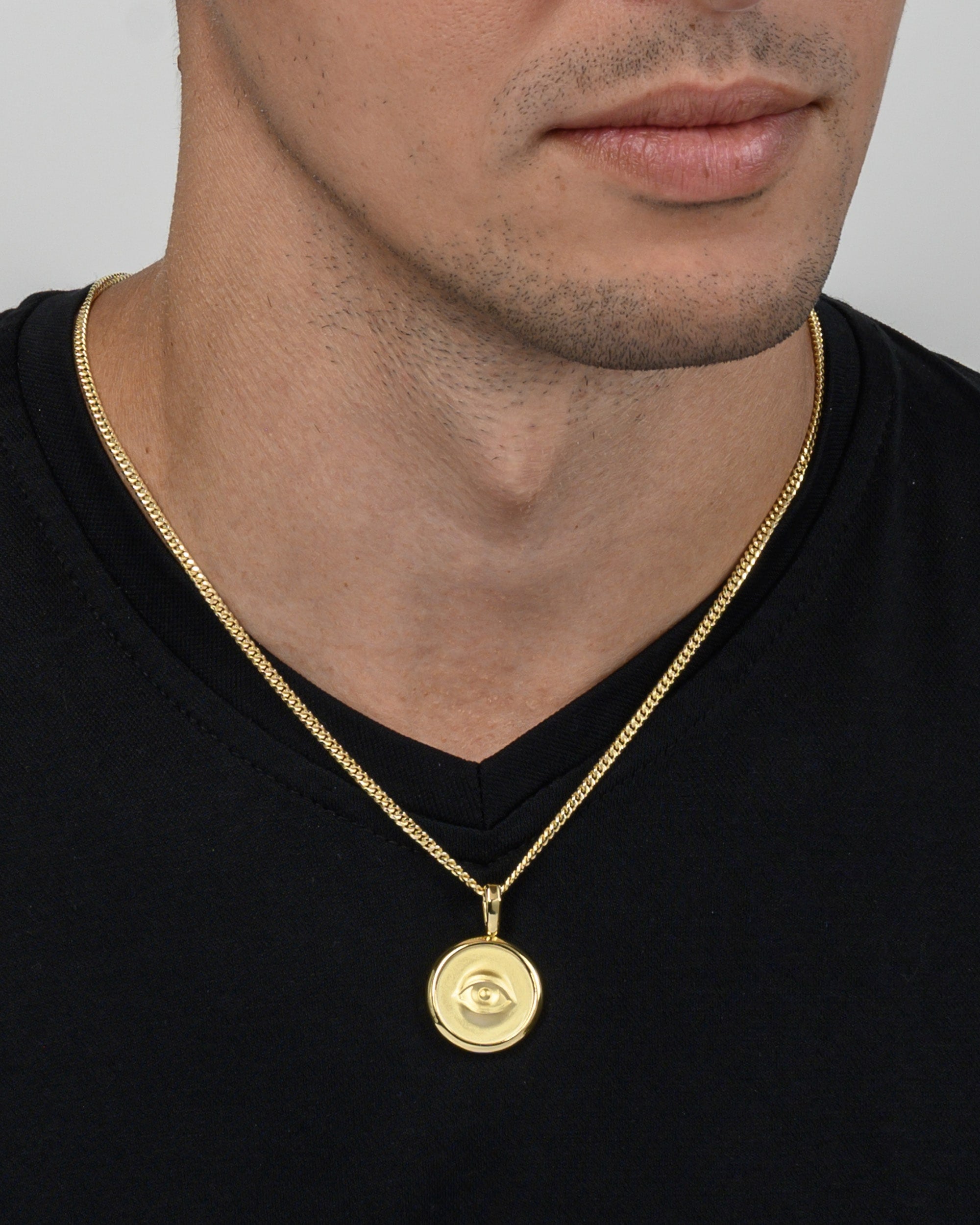 Onyx Providence Circle Pendant