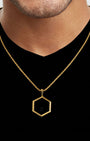 Providence Hexagon Gold Model Stone
