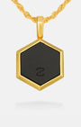 Providence Hexagon Gold Onyx