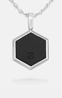 Providence Hexagon Silver Onyx