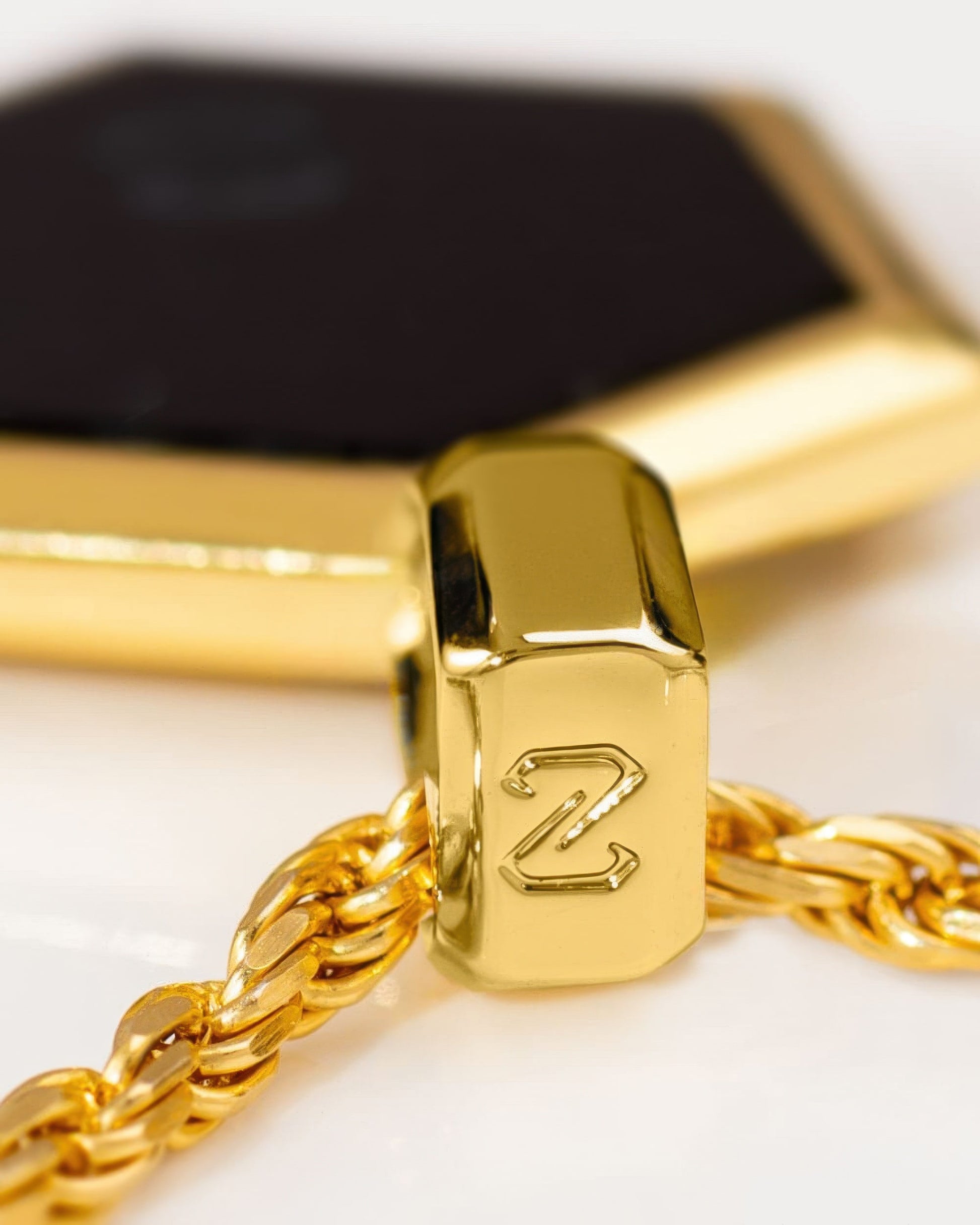 Onyx Providence Hexagon Pendant