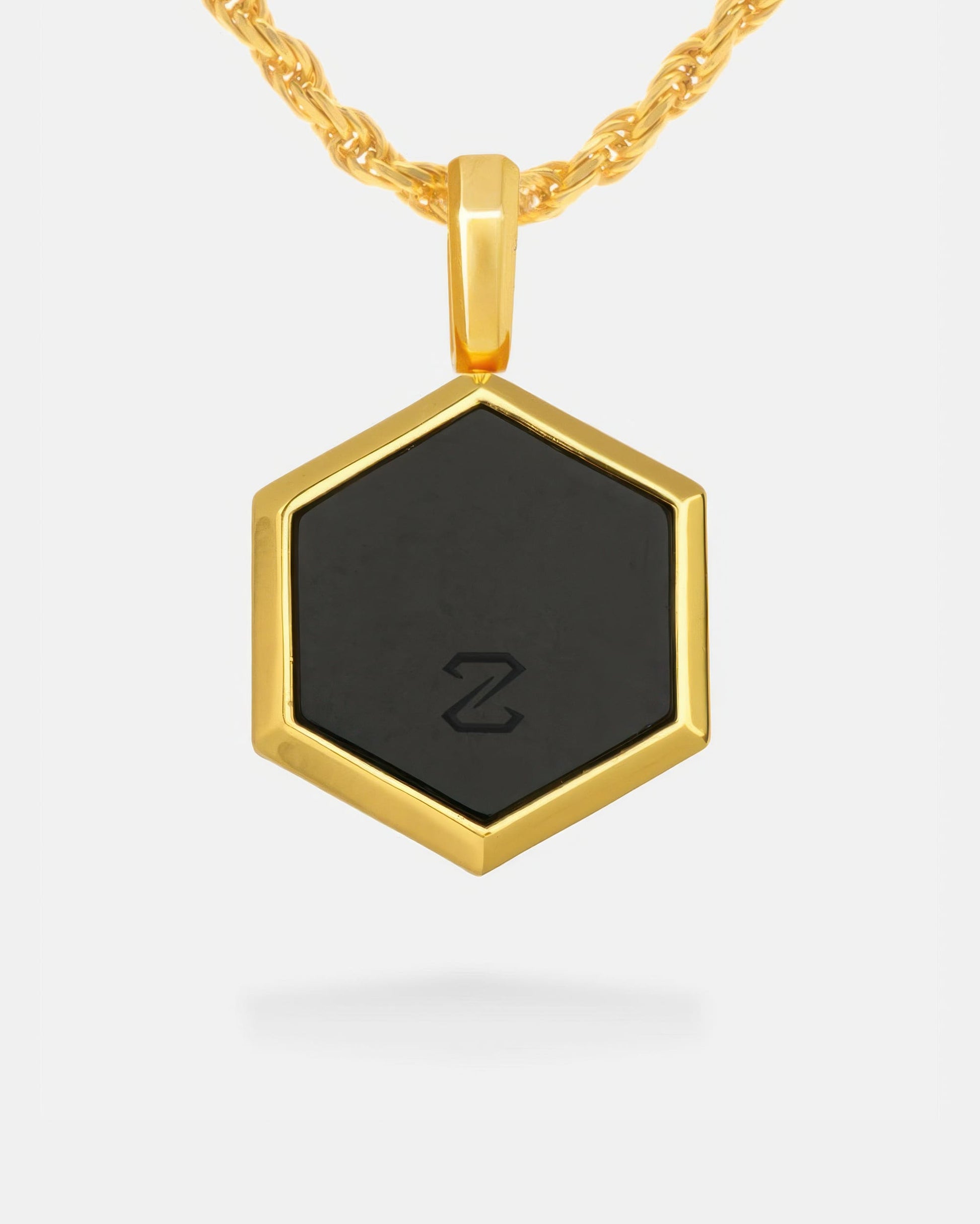 Onyx Providence Hexagon Pendant
