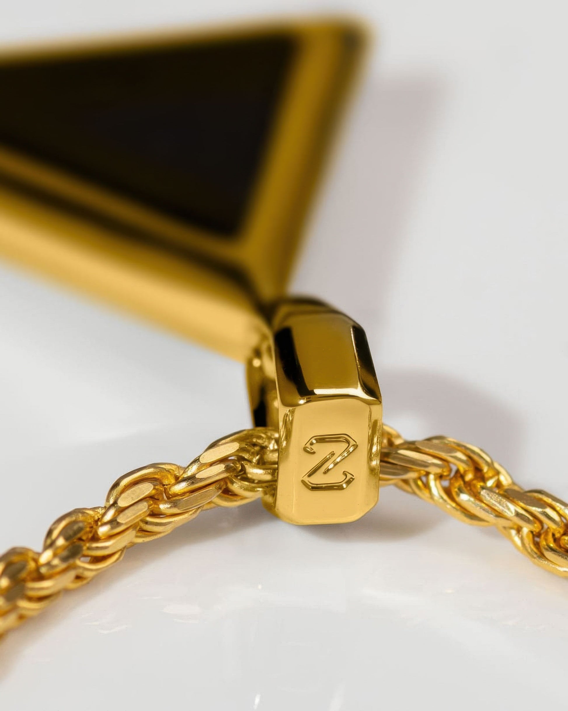 Onyx Providence Triangle Pendant