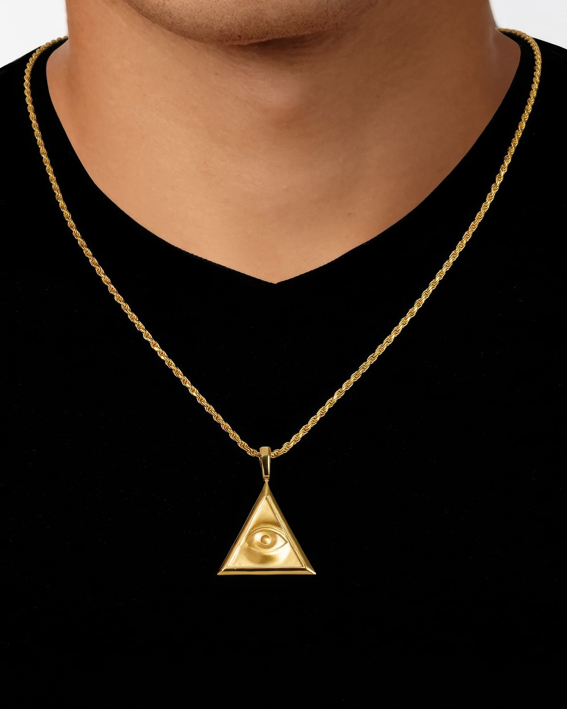 Onyx Providence Triangle Pendant