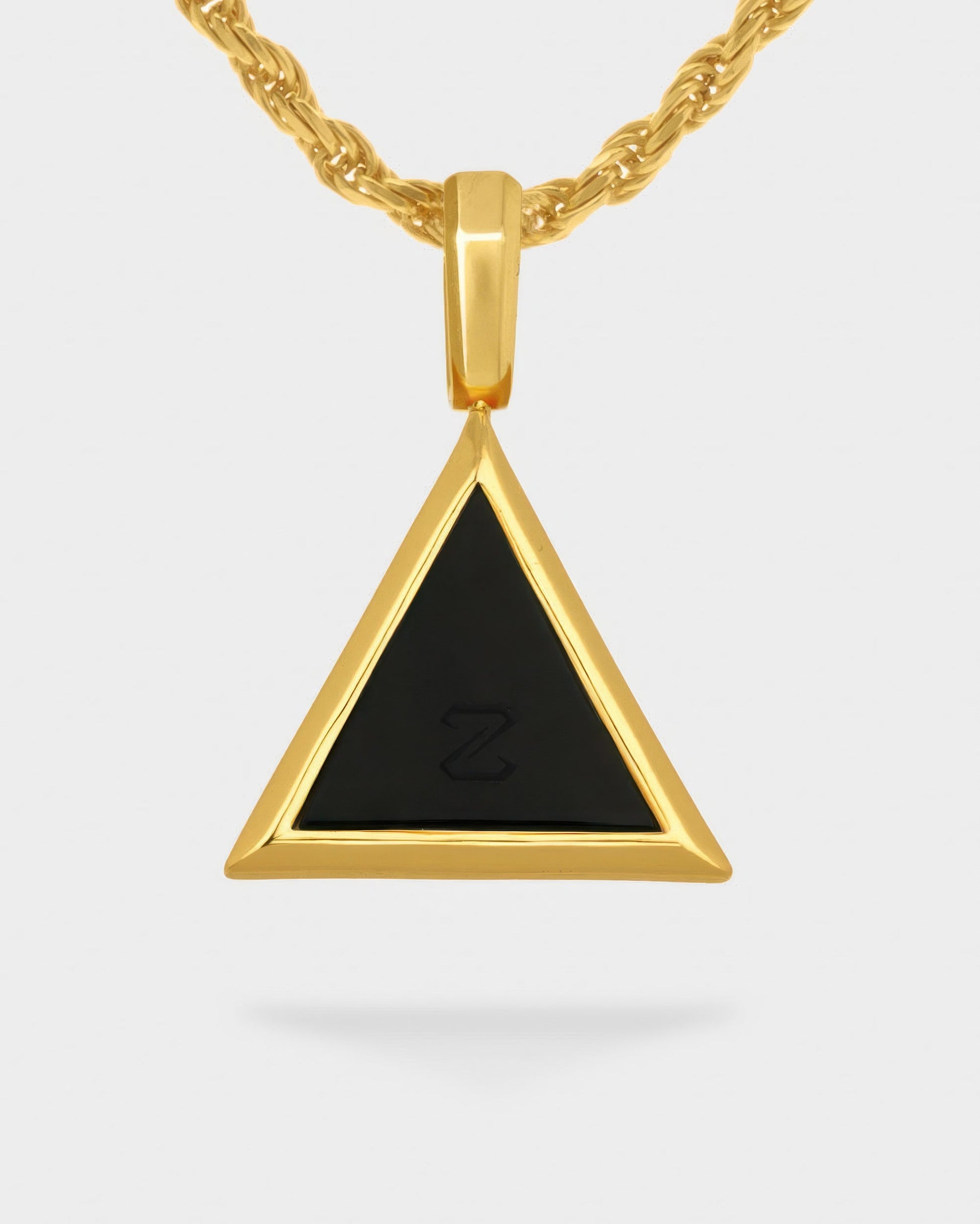 Onyx Providence Triangle Pendant