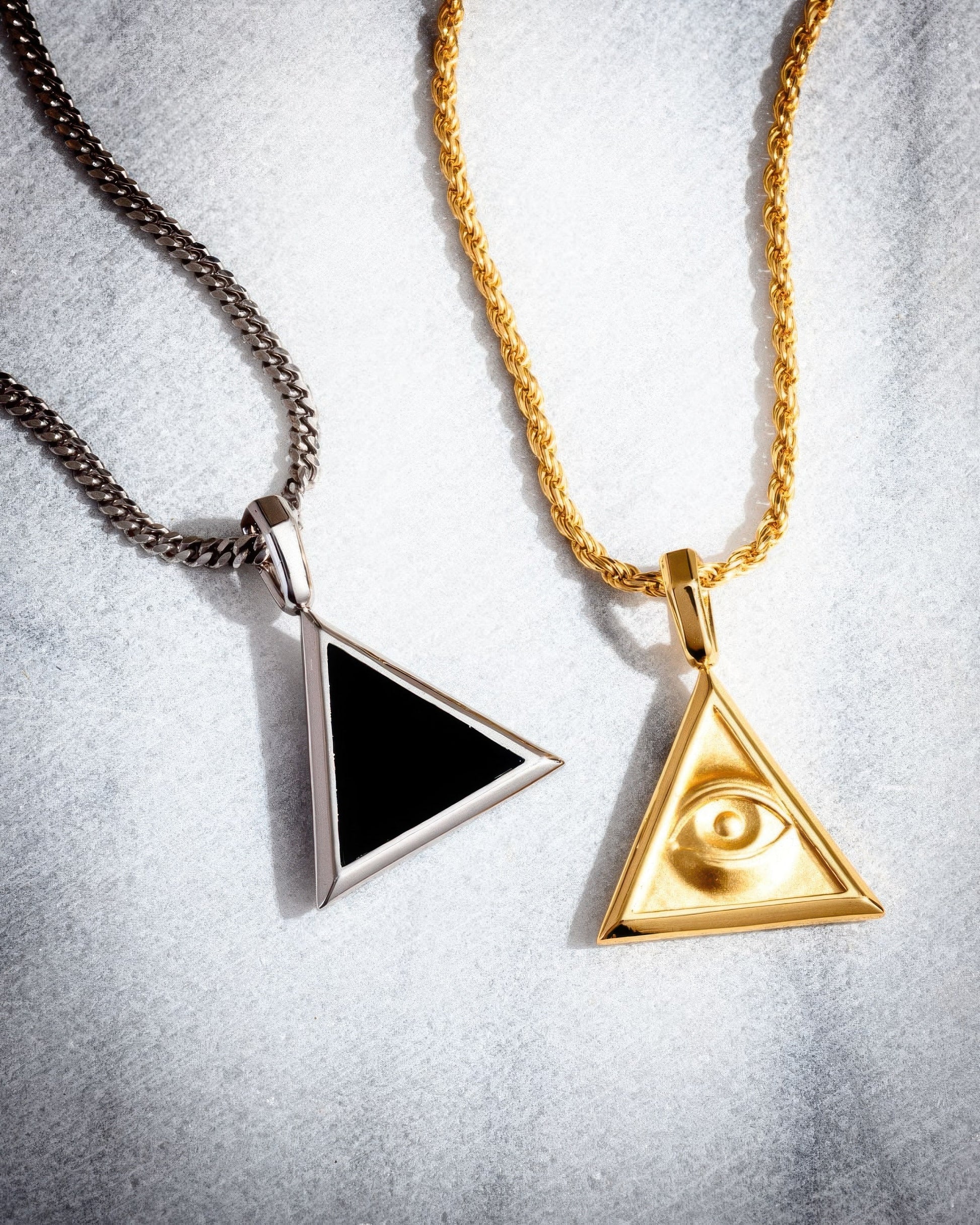 Onyx Providence Triangle Pendant