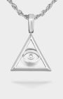 Providence Triangle Silver Eye