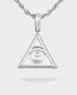 Providence Triangle Silver Eye