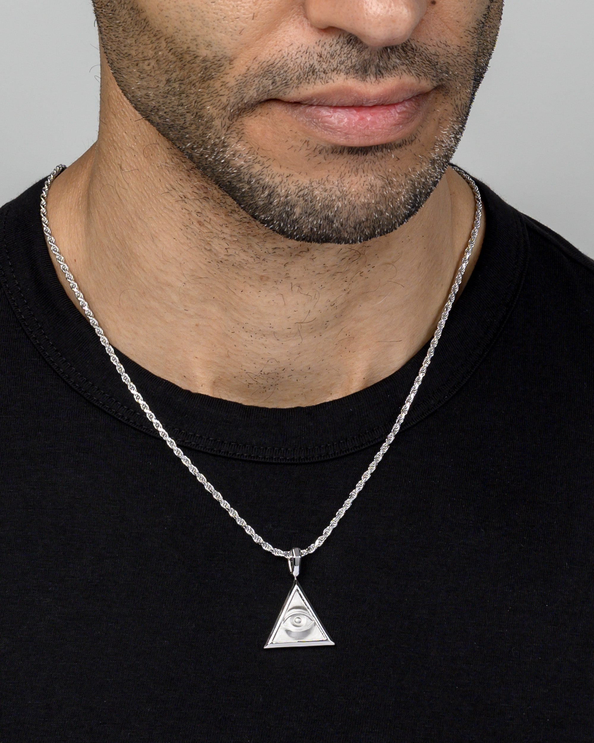 Onyx Providence Triangle Pendant
