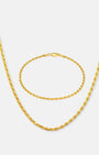 Rope Chain 2.5mm Gold Set
