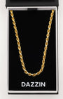 Rope Chain 4mm Gold Box