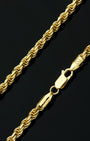Rope Chain 4mm Gold Clasp