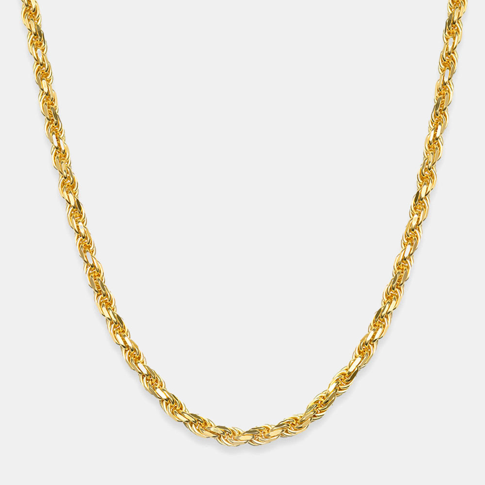 Rope Chain 4mm Gold