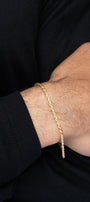 Rope Chain Bracelet 2.5mm Gold 1