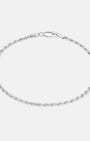 Rope Chain Bracelet 2.5mm Silver