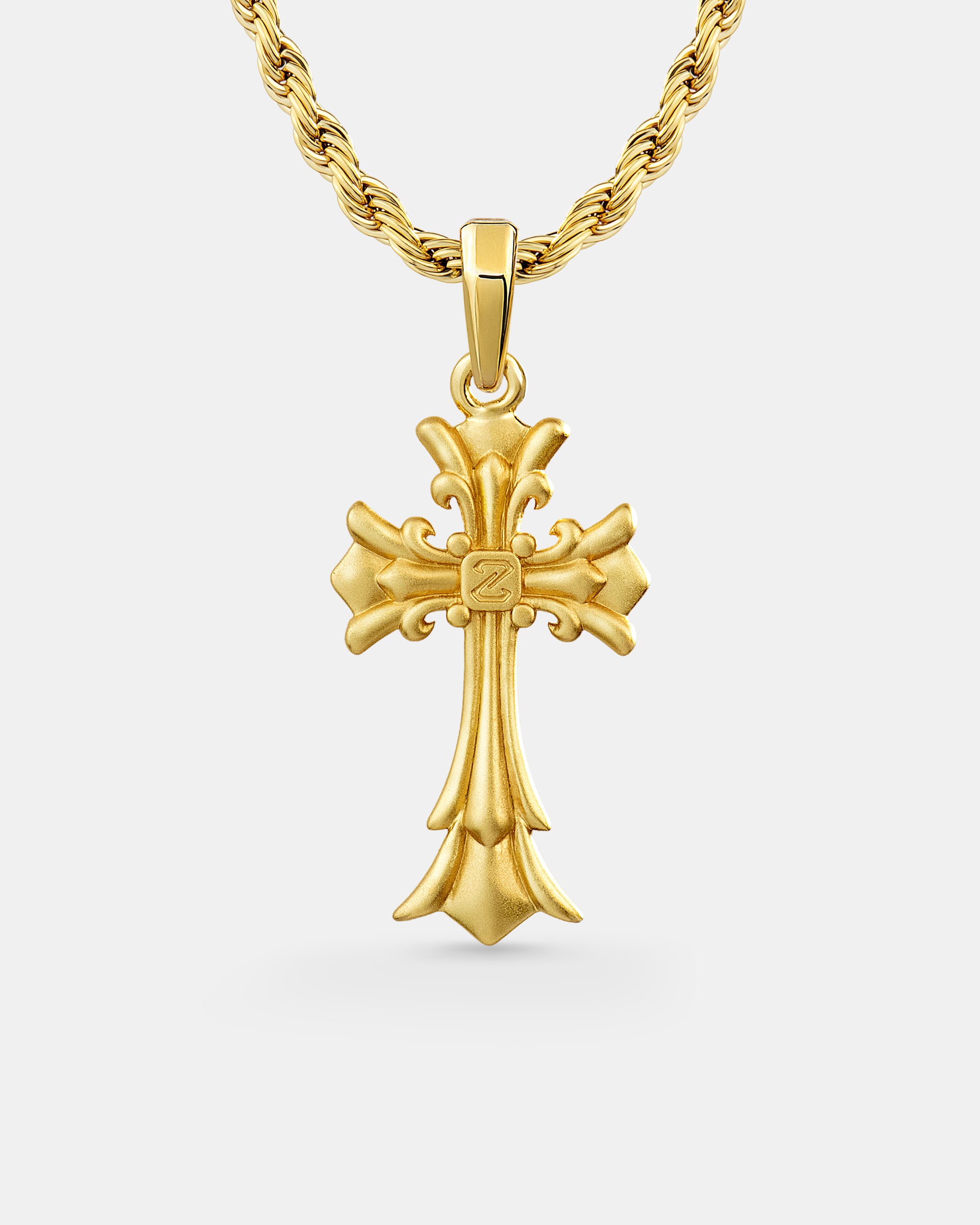 Royal Cross Gold Pendant