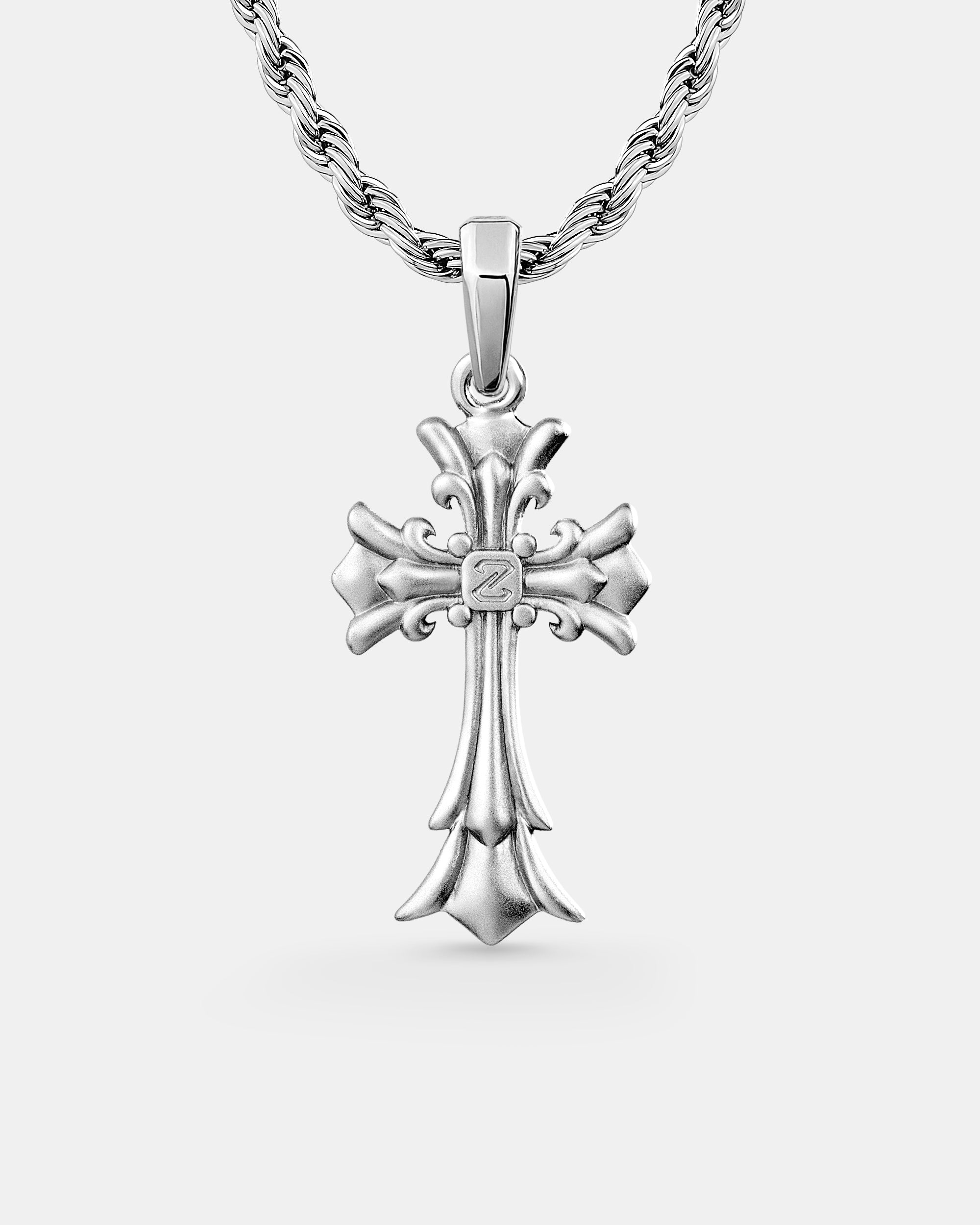 Royal Cross Silver Pendant