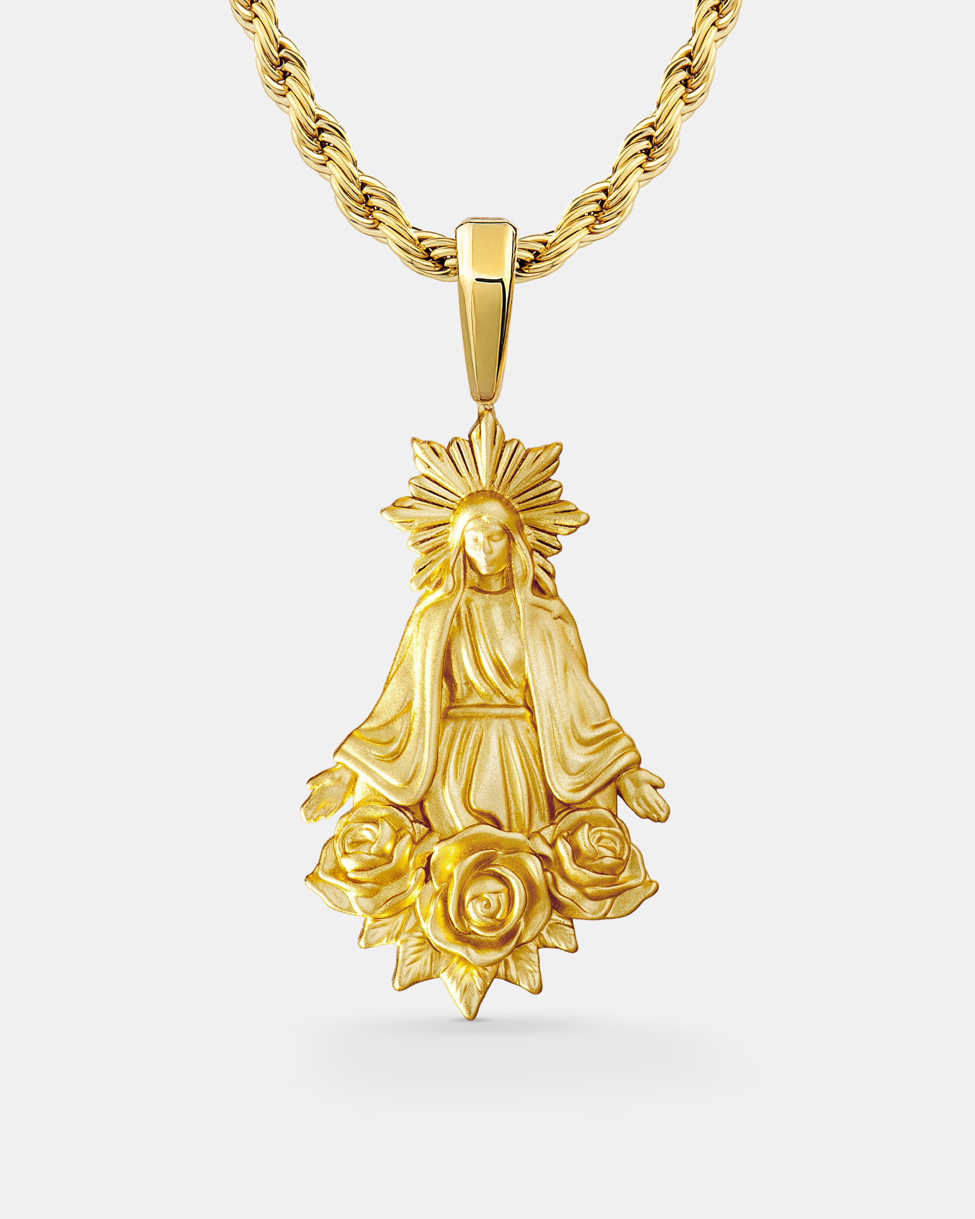 Saint Mary Gold Pendant
