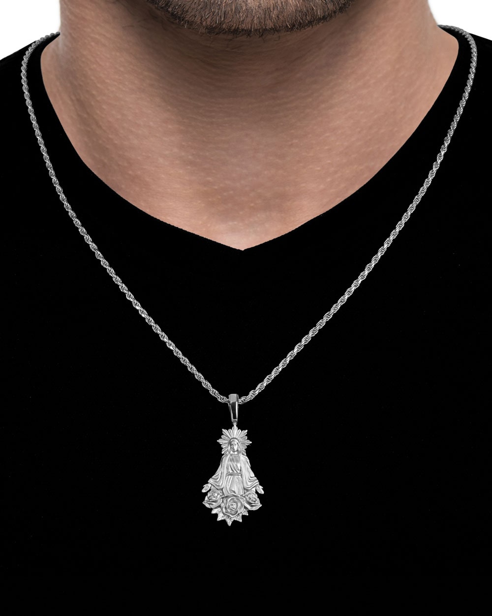 Saint Mary Silver Model