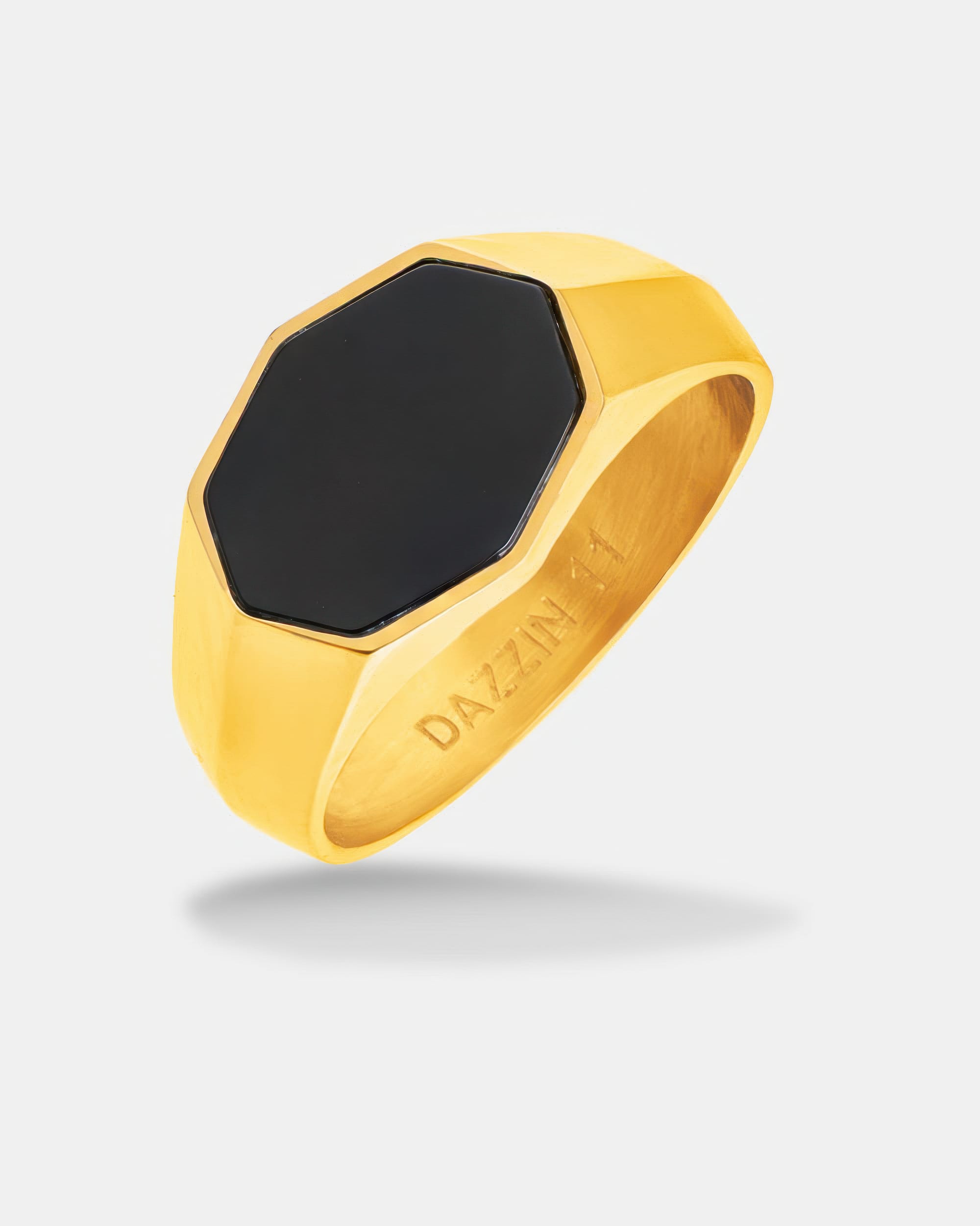 Signet Elongated Ring Gold