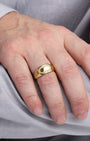 Signet Ice Ring Gold Model