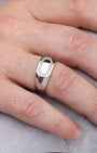 Signet Ice Ring Silver Model