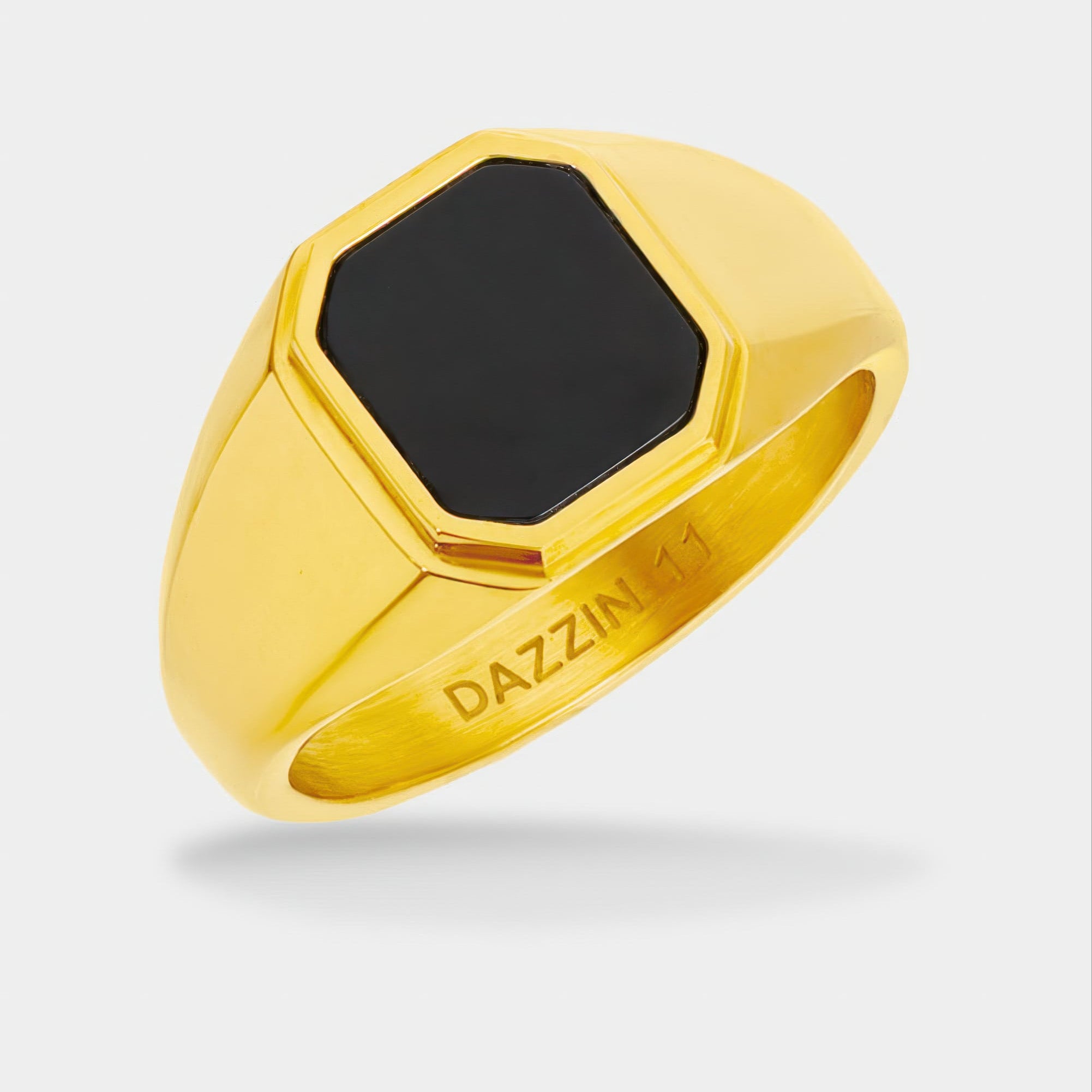 Signet Square Ring Gold