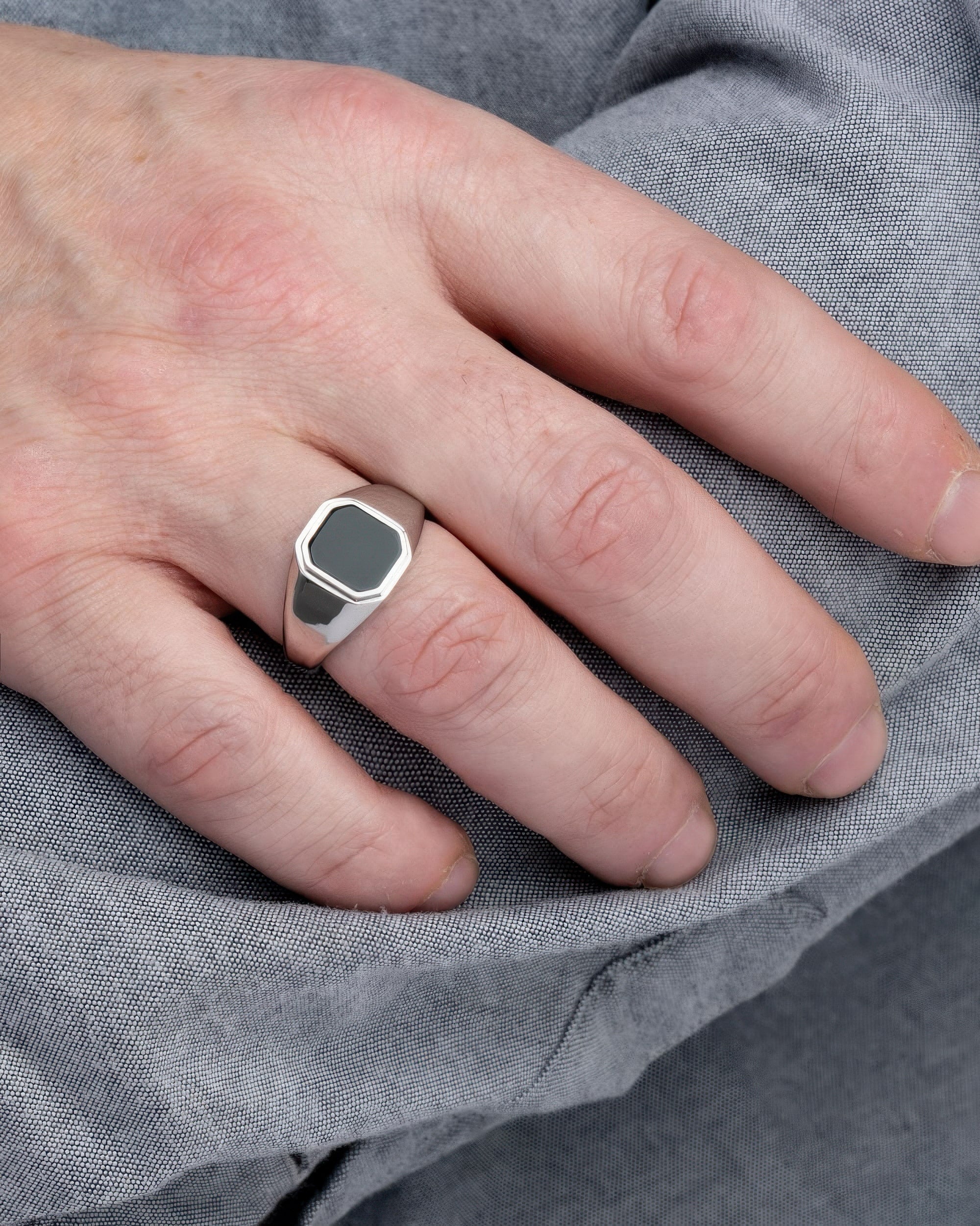 Signet Square Ring