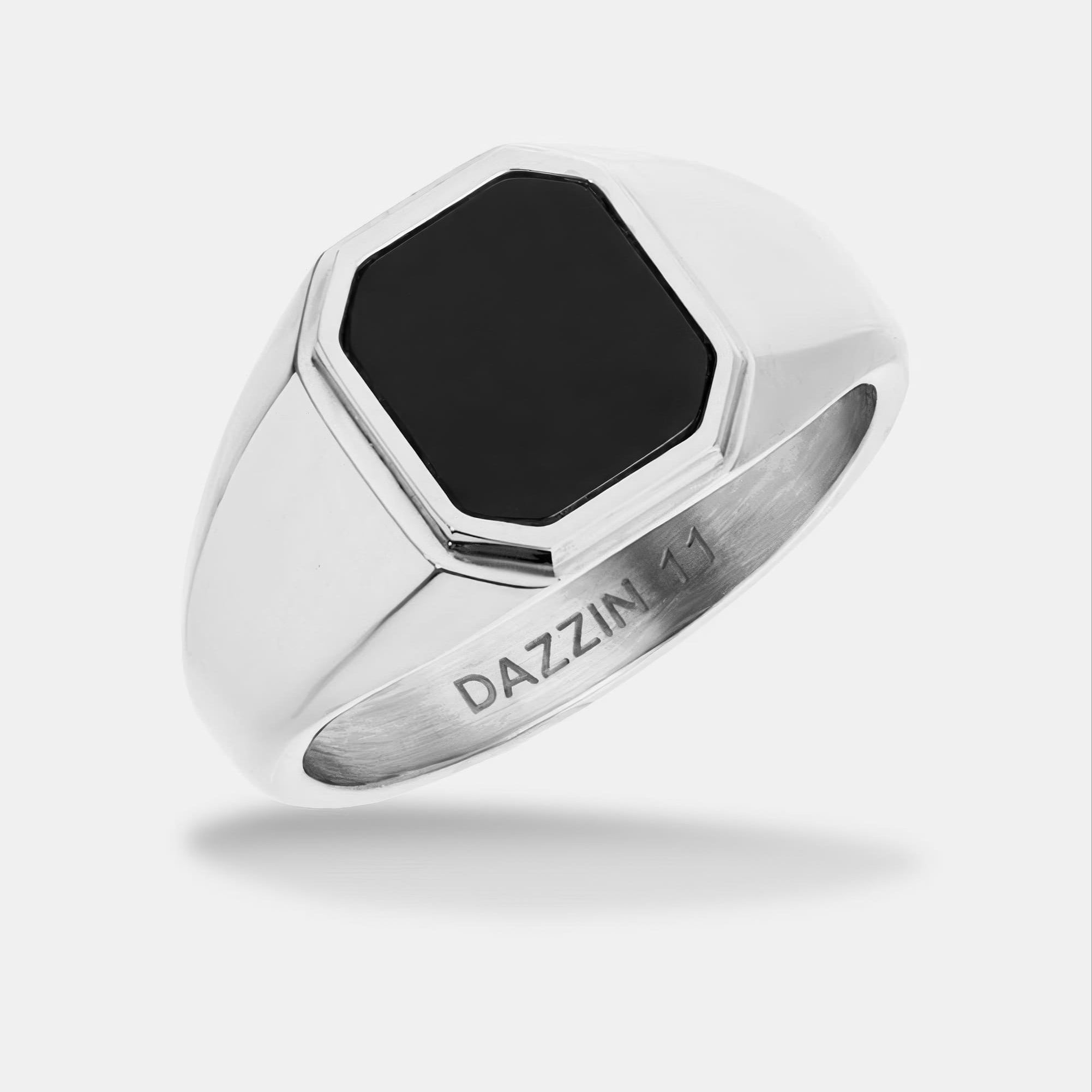 Signet Square Ring Silver